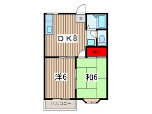 パーク武蔵野の物件間取画像